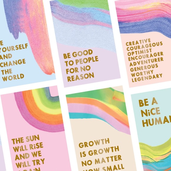 Daily Positivity and Love Affirmation cards and more- Self Care Gift Box - Picture 4 of 7